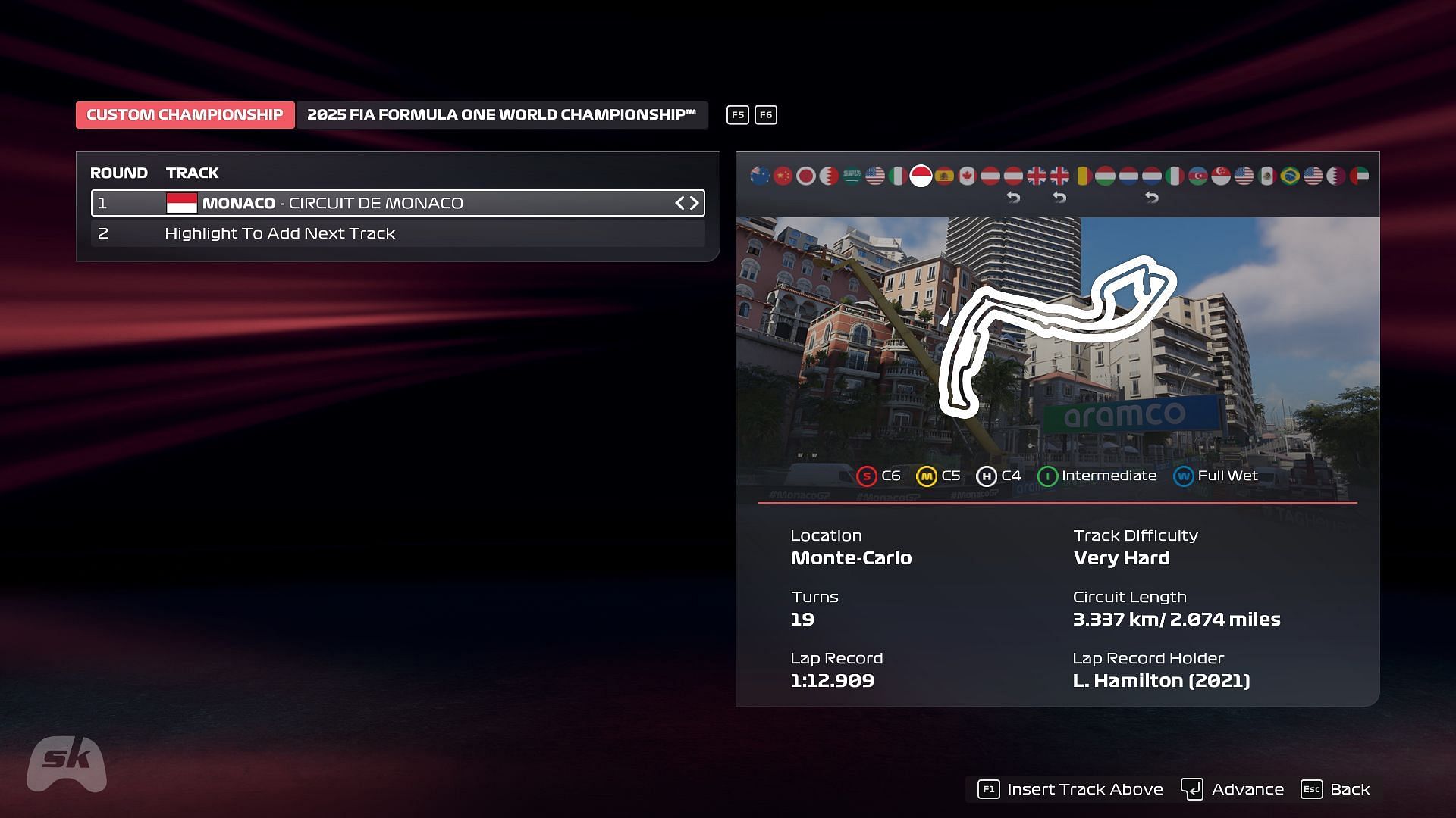 Circuit de Monaco in F1 25 (Image via EA Sports/SK Gaming)